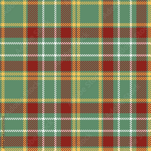 Elegant Dark Murdoch & Metallic Deep Fried Sun Rays Seamless Tartan Fabric Design
