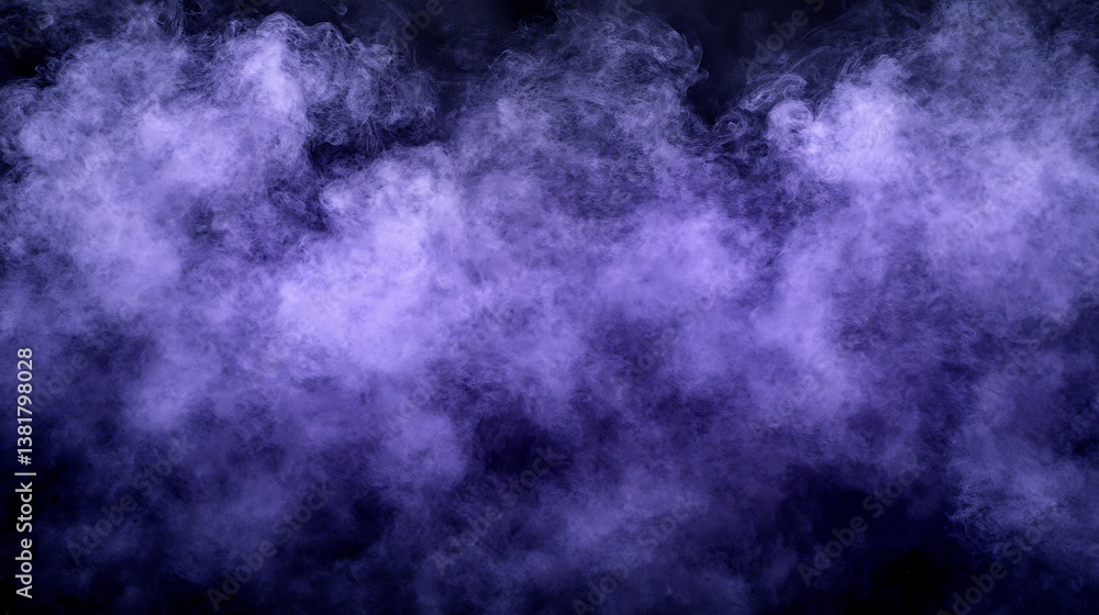 Obraz premium A beautiful and mesmerizing display of purple colored smoke