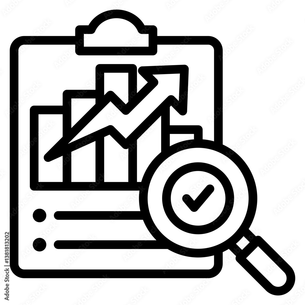 Predictive Analytics Icon Element For Design Predictive Analytics Icon Element For Design