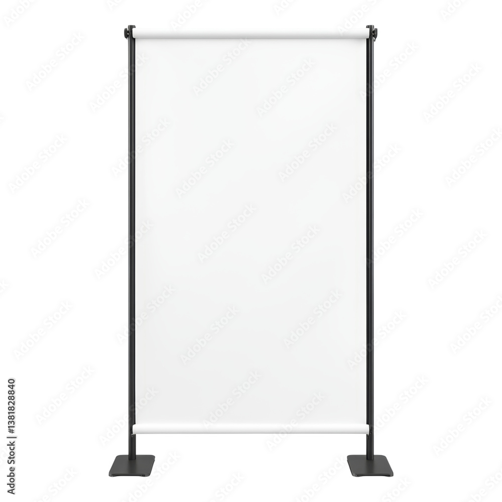 Blank Roll-Up Banner Stand for Display Purposes Blank Roll-Up Banner Stand for Display Purposes