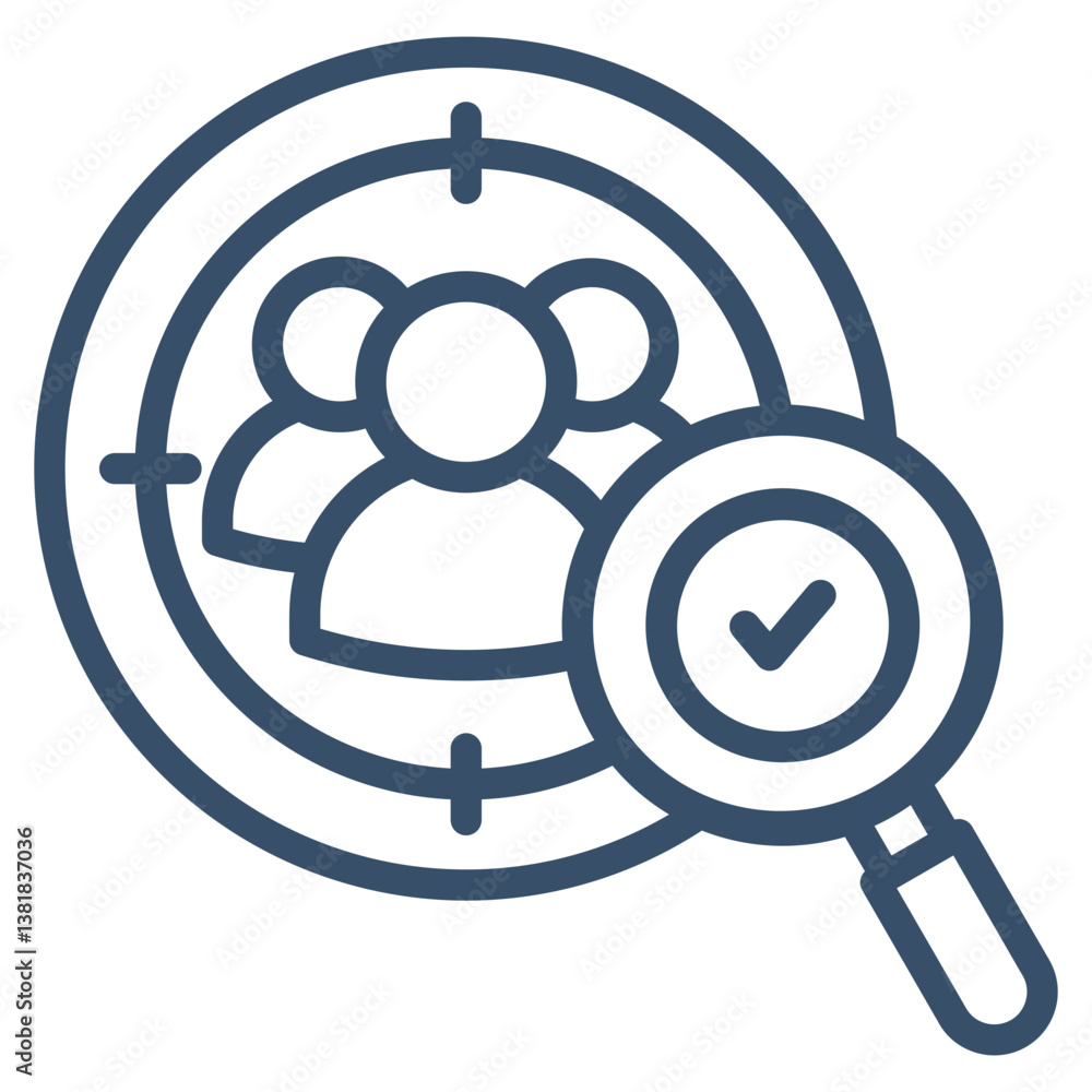 Target Audience Icon Element For Design Target Audience Icon Element For Design