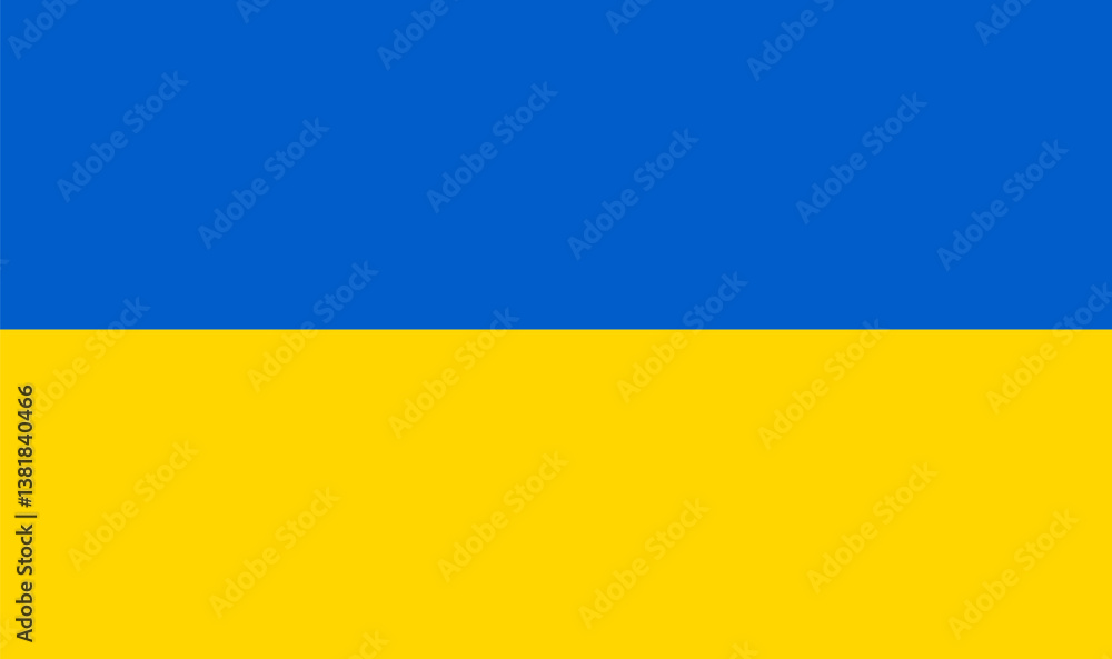 Ukraine Flag Vector Illustration Ukraine Flag Vector Illustration