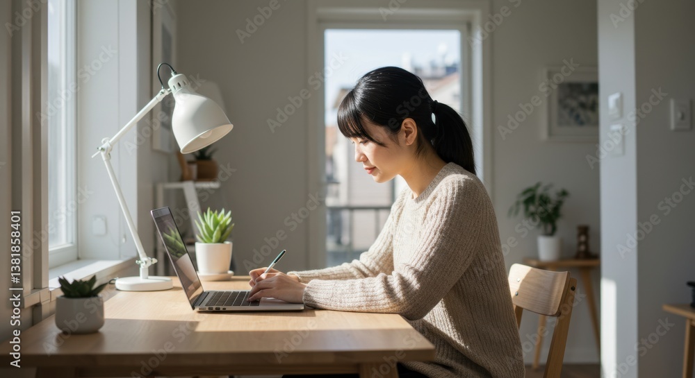 Freelancer Working at Home Freelancer Working at Home