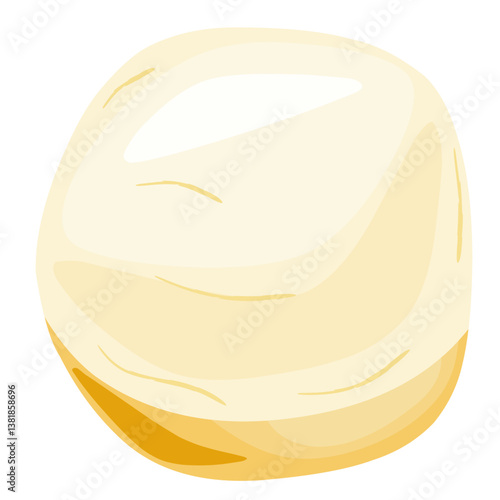 illustration of thai milk bun