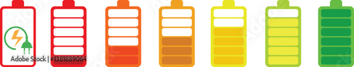 battery charge symbol icon in vector
