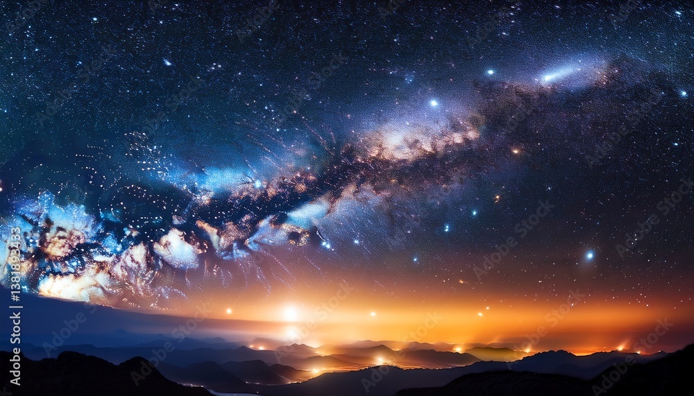 宇宙の神秘的な空
宇宙の神秘的な空