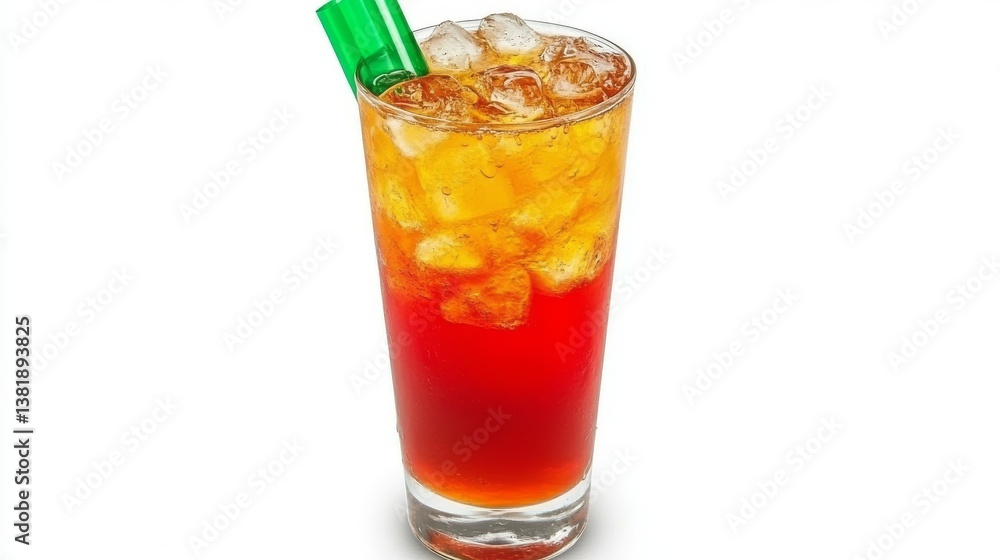 Vibrant Iced Tea in a Glass Vibrant Iced Tea in a Glass