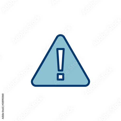 Free Download Exclamation danger sign vector isolated on white background. attention sign icon. Hazard warning attention sign. icon alert. Risk - GFXLoad