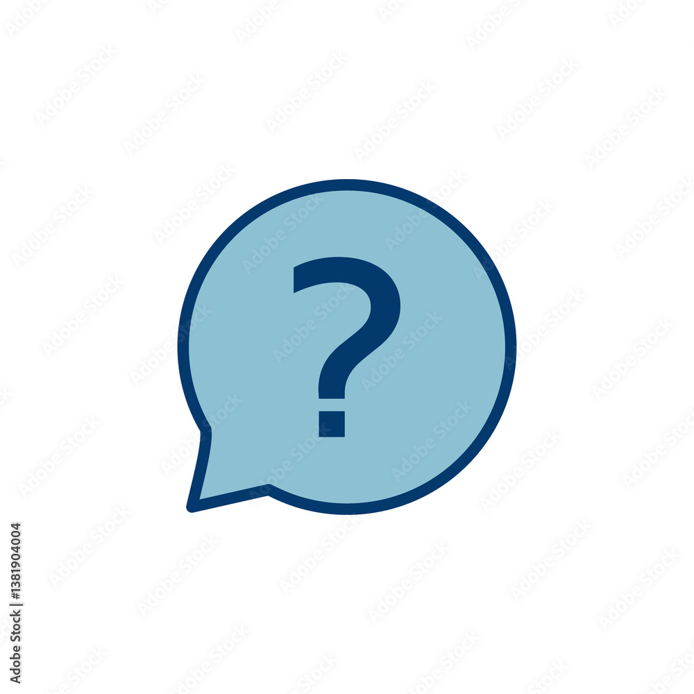Question Icon vector isolated on white background. Question mark sign. help icon. Faq Question Icon vector isolated on white background. Question mark sign. help icon. Faq