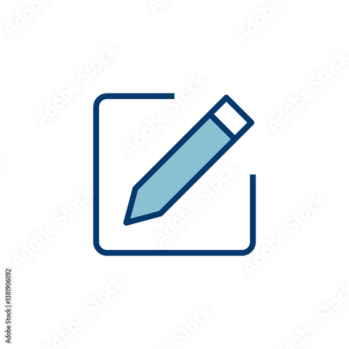 Edit icon vector isolated on white background. Pencil icon. sign up Icon vector. edit text