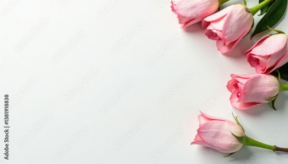Fototapeta premium Smooth, unblemished white surface ideal for product shots, picture, blank, presentation