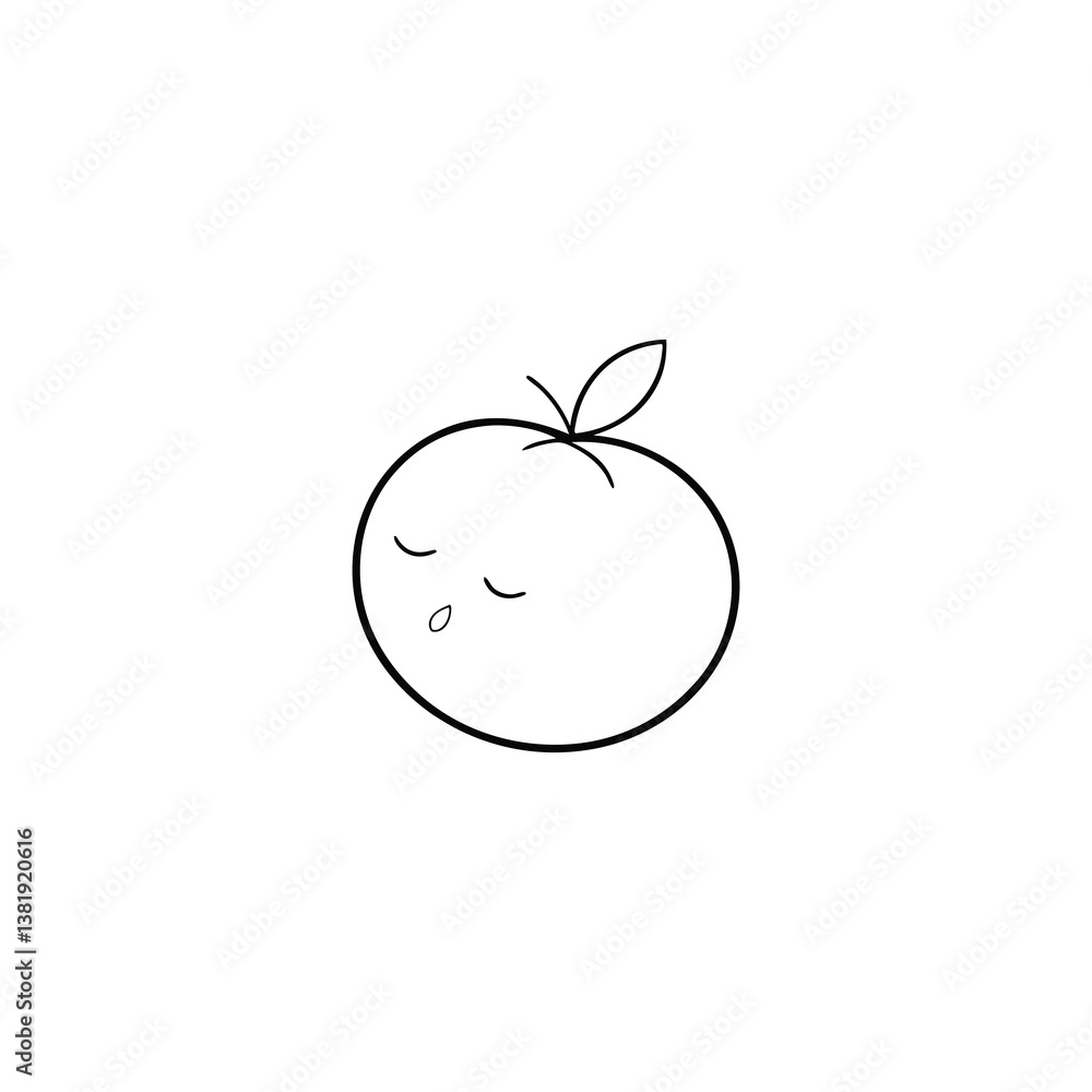 Obraz premium vector illustration of an apple