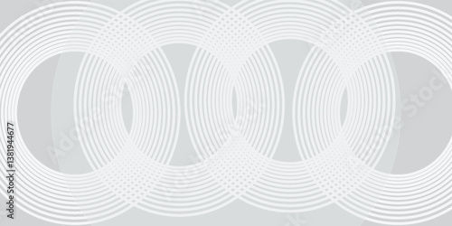 Abstract Geometric modern white and gray color . Modern and Creative Trend design in vector illustration