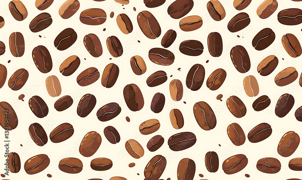 © jajuji - Coffee and accessories concept illustrations for wallpaper or advertising © jajuji - Coffee and accessories concept illustrations for wallpaper or advertising