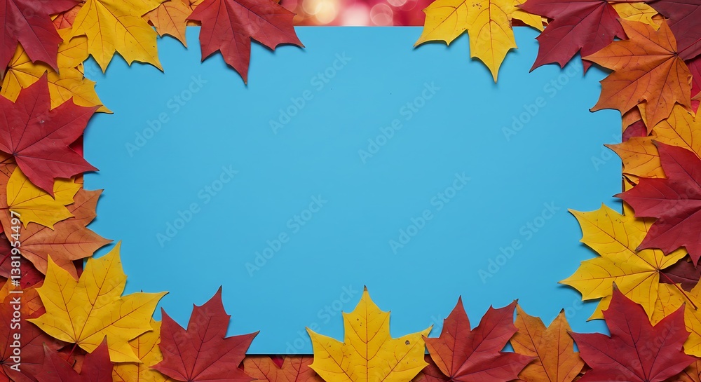 Obraz premium Autumn's Embrace AI Generated