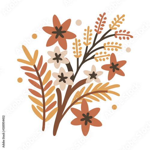 Fragonia Agonis Fragrans Flower Illustration