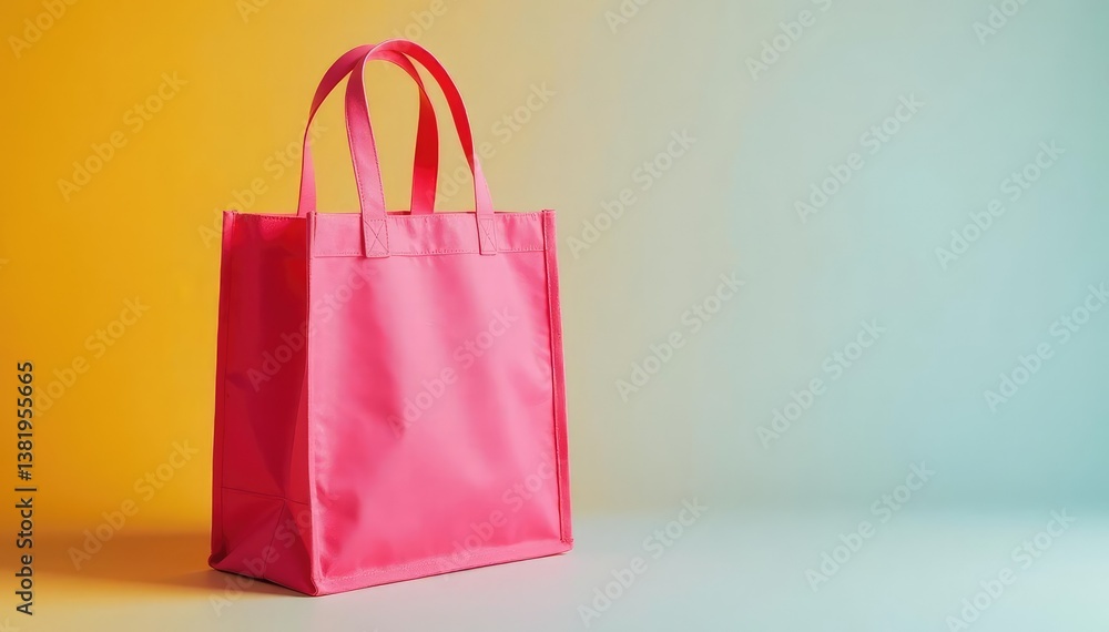 Stylish reusable fabric shopping bag, folded slightly , pattern, sustainable, reusable bag Stylish reusable fabric shopping bag, folded slightly , pattern, sustainable, reusable bag