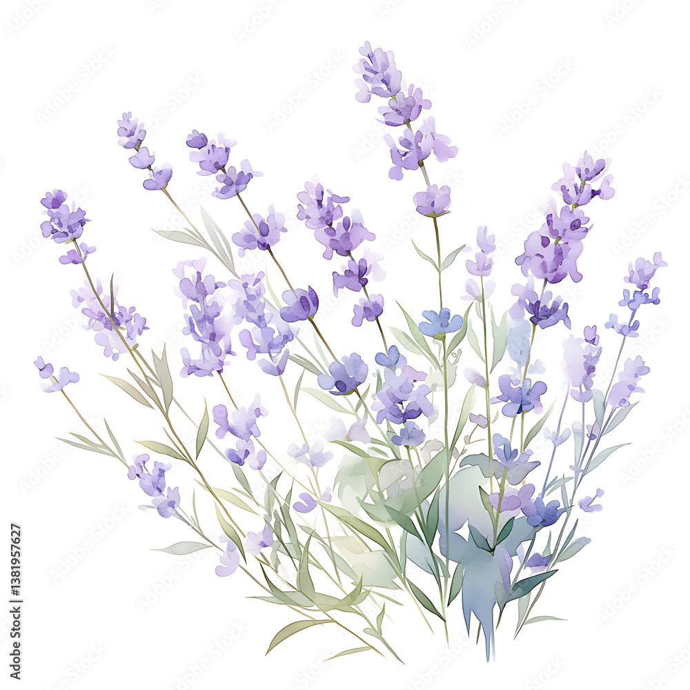 Naklejka premium Floral flower vector Illustrations on white background