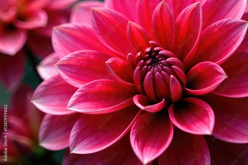 Close-up view of richly colored dahlia petals creating a dense floral pattern , floral, dahlia, background Close-up view of richly colored dahlia petals creating a dense floral pattern , floral, dahlia, background