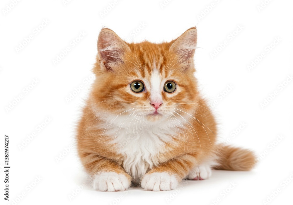 Adorable ginger kitten white chest Adorable ginger kitten white chest