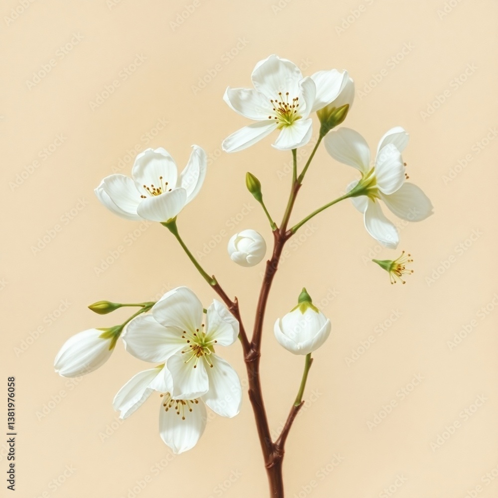 Fototapeta premium branch of cherry blossom