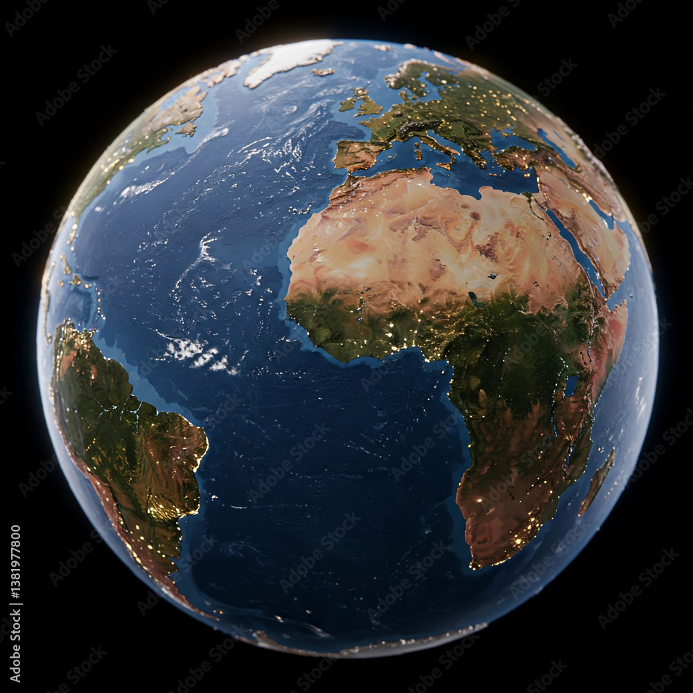 Fototapeta premium earth globe illustration