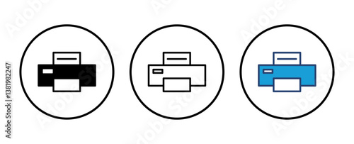 Print icon vector. printer icon vector.