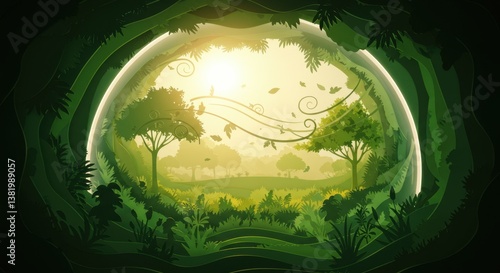 Eco-Dome with Sustainable Glow