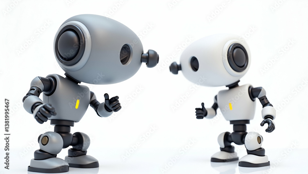 Enhance Manufacturing with 3D Collaborative Robots: Integrated Automation & Precision Sensors for High-Quality Visuals on White Background Enhance Manufacturing with 3D Collaborative Robots: Integrated Automation & Precision Sensors for High-Quality Visuals on White Background