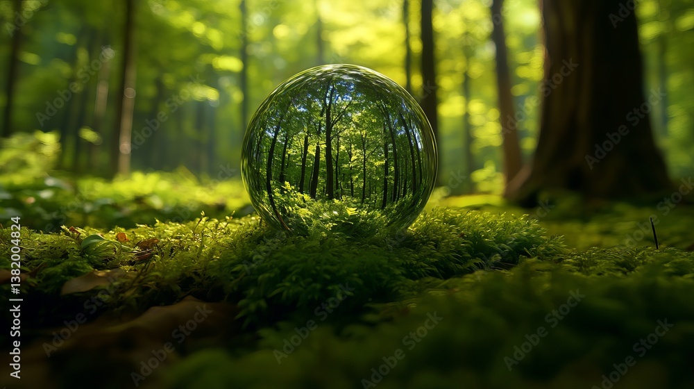 Luminous Green Forest Reflected in Crystal Sphere Tranquil Nature Scene Serene Summer Sunlight Peaceful Woodland Idyllic Magical Mystical Enchanting Picturesque Breathtaking Stunning Beautiful Vivid Luminous Green Forest Reflected in Crystal Sphere Tranquil Nature Scene Serene Summer Sunlight Peaceful Woodland Idyllic Magical Mystical Enchanting Picturesque Breathtaking Stunning Beautiful Vivid