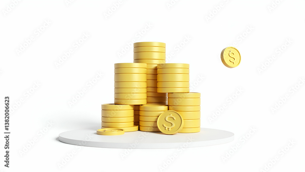 3D High-Quality Icon of Digital Currency Exchange Ecosystems: Secure Transactions, Innovative Trading Platforms, Automated Protocols & Dynamic Fintech Trends on White Background 3D High-Quality Icon of Digital Currency Exchange Ecosystems: Secure Transactions, Innovative Trading Platforms, Automated Protocols & Dynamic Fintech Trends on White Background