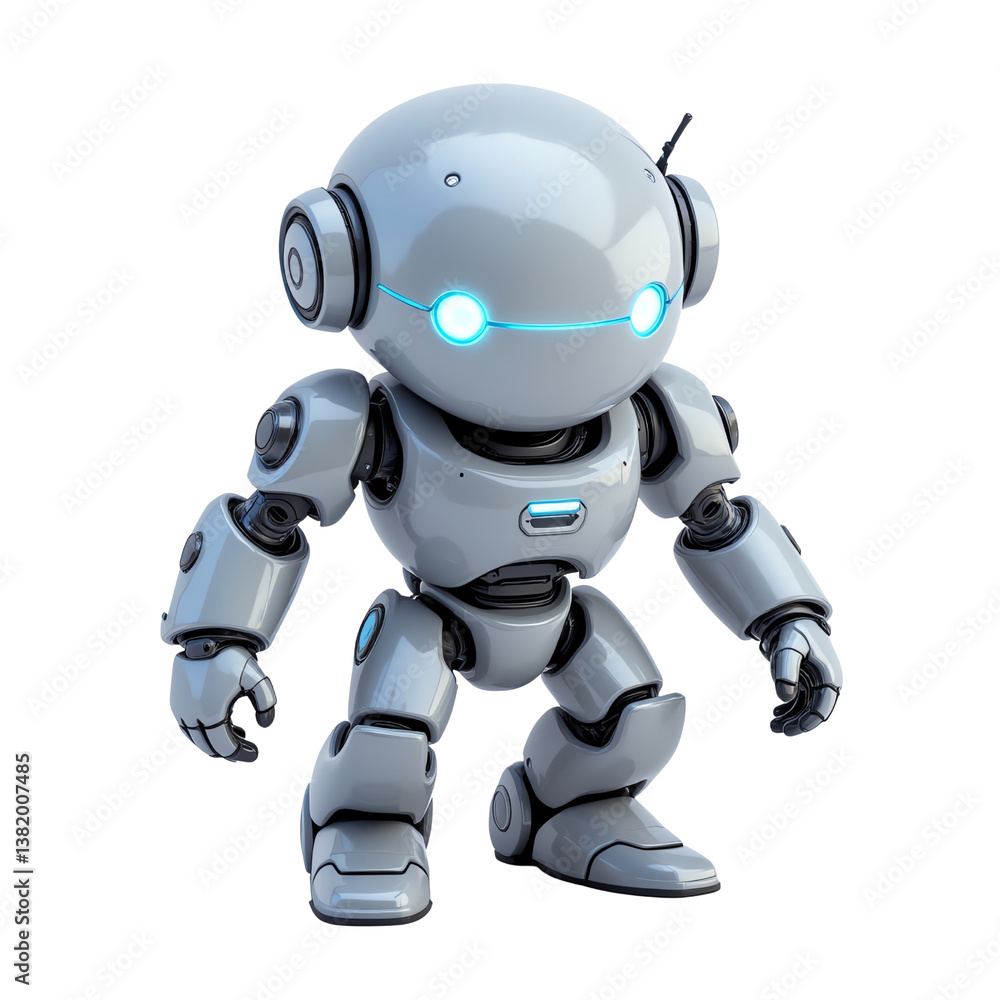 Robot, white isolate background Robot, white isolate background