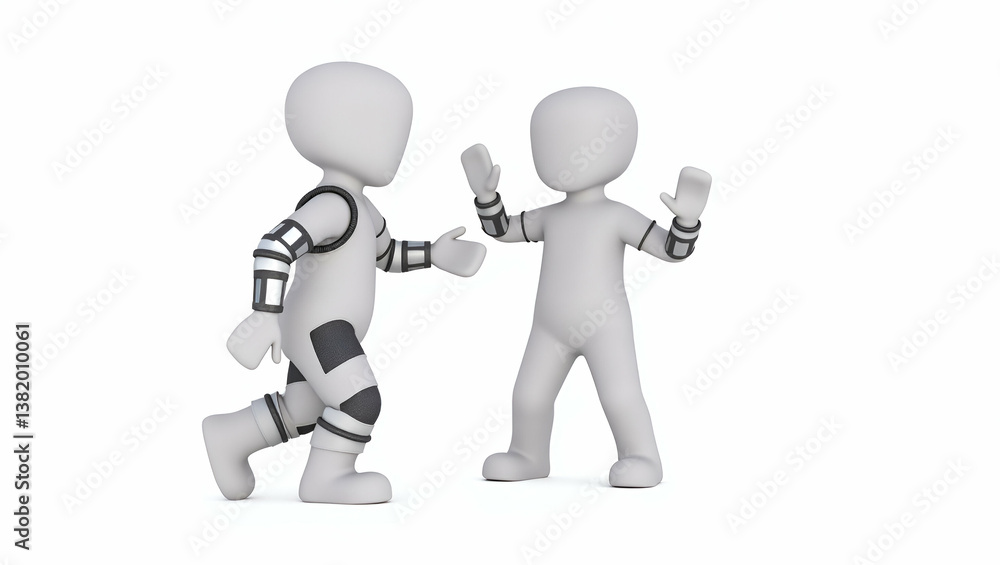 Explore how 3D advanced robotic exoskeletons enhance mobility and workplace safety through biomechanical engineering and digital control systems.