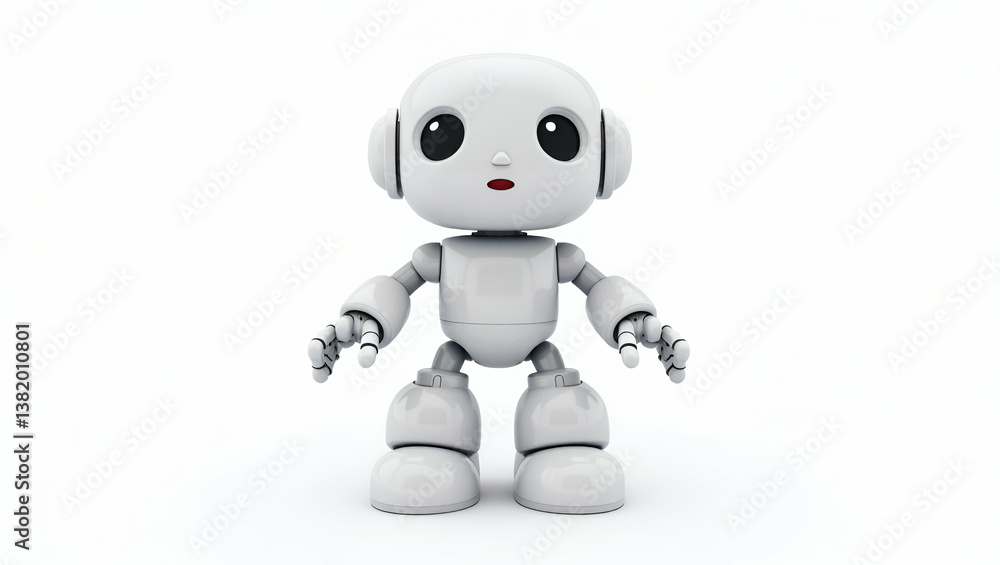 Revolutionizing Care: 3D Humanoid AI Robots for Companionship, Customer Service, and Caregiving with Advanced AI Algorithms - Cute 3D Icons on White Background Revolutionizing Care: 3D Humanoid AI Robots for Companionship, Customer Service, and Caregiving with Advanced AI Algorithms - Cute 3D Icons on White Background