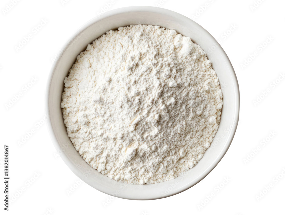 Cooking action flour as a versatile condiment culinary studio cut out background bright environment creative concept Cooking action flour as a versatile condiment culinary studio cut out background bright environment creative concept
