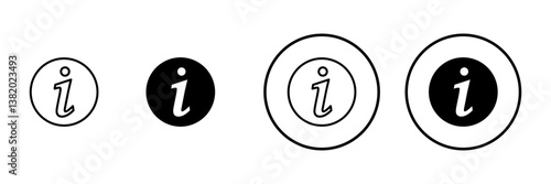 Information sign icon vector. about us sign and symbol. question mark icon