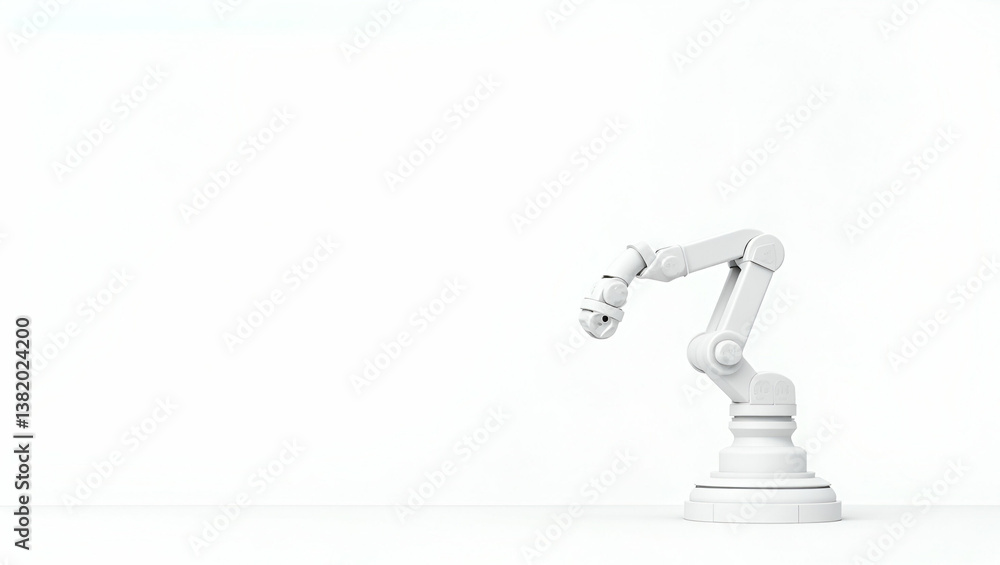 Industrial Robotic Arms Flat Wallpaper: Minimalist Vector Art Showcasing Manufacturing Automation and Dynamic Movement for High-Quality Photo Stock Industrial Robotic Arms Flat Wallpaper: Minimalist Vector Art Showcasing Manufacturing Automation and Dynamic Movement for High-Quality Photo Stock