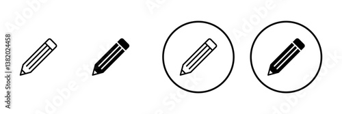 Pencil icon vector. pen sign and symbol. edit icon vector