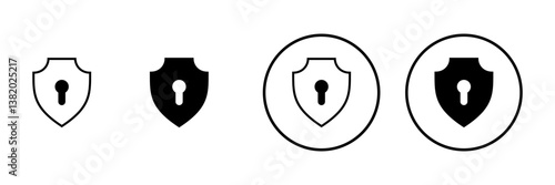 Security icon vector. protection sign and symbol. privacy. vpn