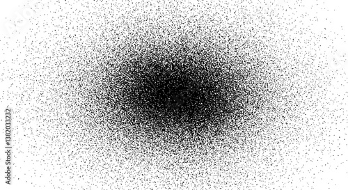 Speckle grain dot white paper noise texture with distress effect vector illustration pattern background. Dirty or dust film grain speck grit grunge overlay on white background grain noise particles.