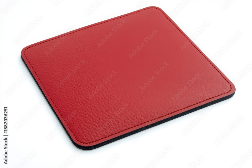 Mouse pad isolated on white background for ergonomic and smooth computer use Mouse pad isolated on white background for ergonomic and smooth computer use