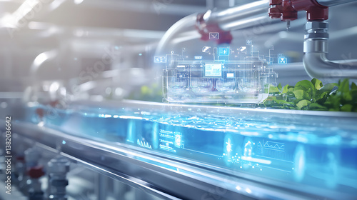 Water management technology industrial facility digital innovation clean environment futuristic viewpoint