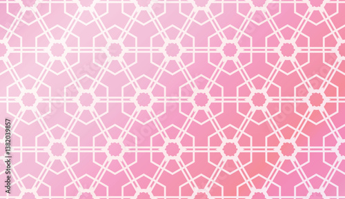 Vector Design. Illustration With Triangles Line. Modern Decorative Background. Pastel gradient color