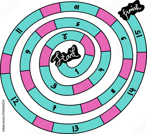 Snake Board Game Pathway