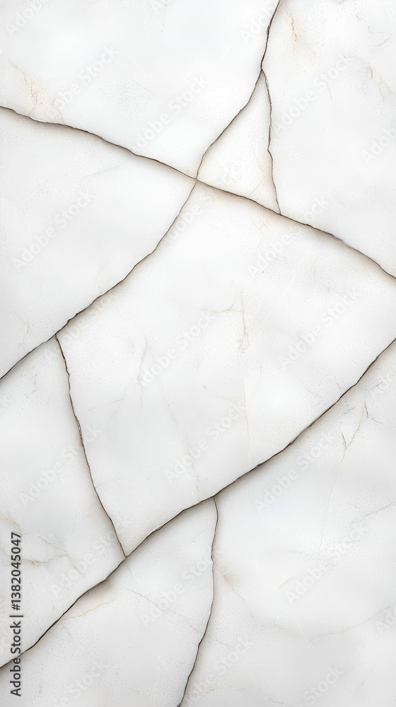 A textured white surface with subtle cracks, showcasing an elegant and minimalist design suitable for backgrounds or decorative elements.