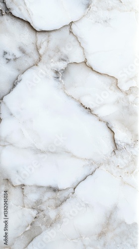 Obraz na płótnie A close-up view of a polished marble surface featuring white and grey veining, showcasing its natural beauty and elegant patterns. w salonie