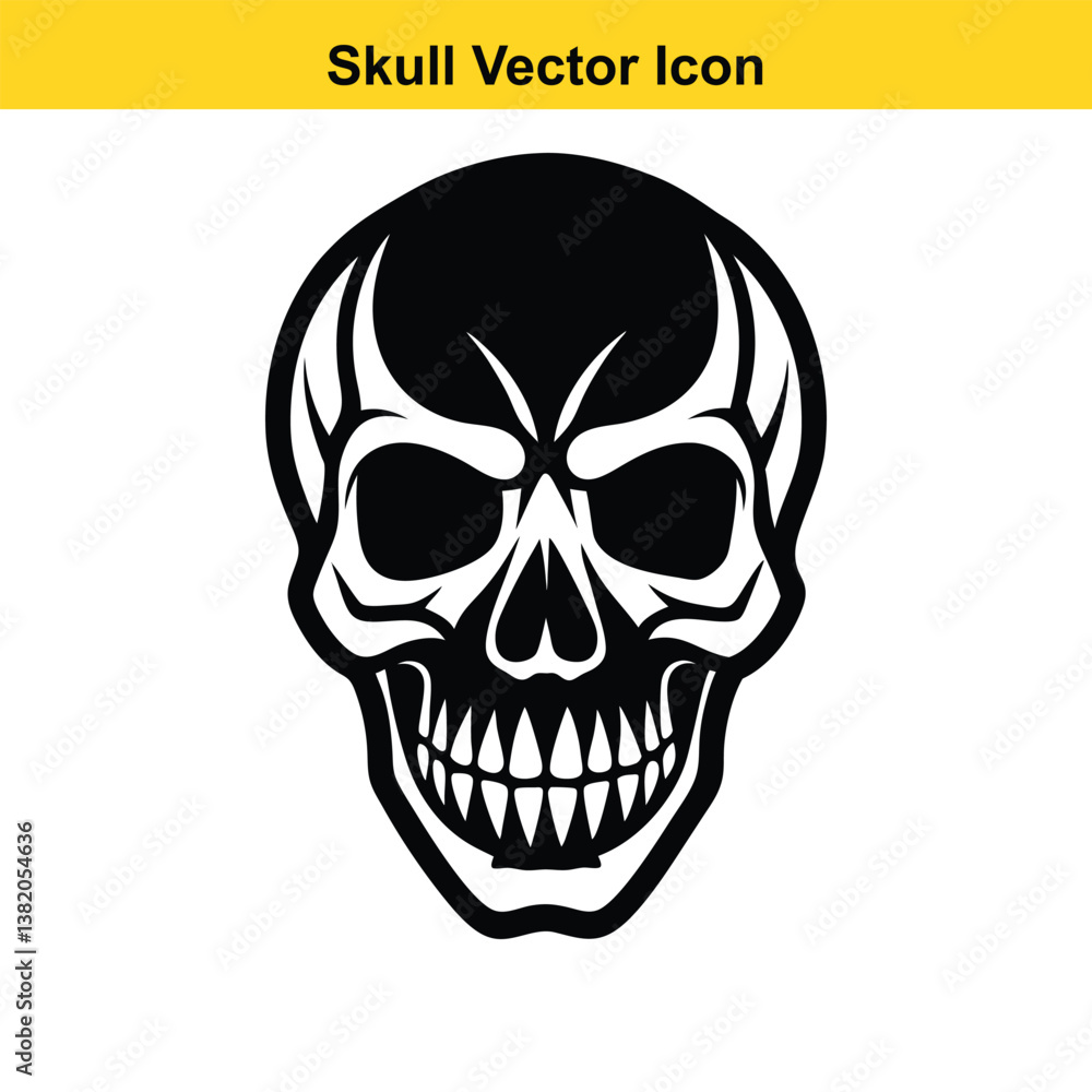 Skull and crossbones with white background. Skull and crossbones with white background.