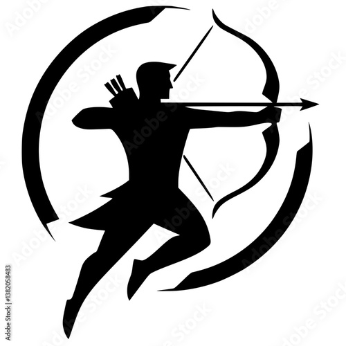 Archer logo silhouette