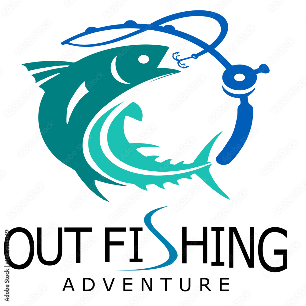 Fototapeta premium fish logo design