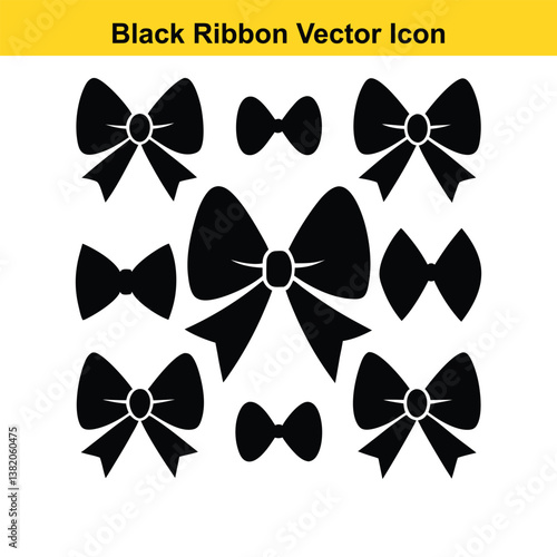 Collection of decorative bows and bow ties in various styles and colors